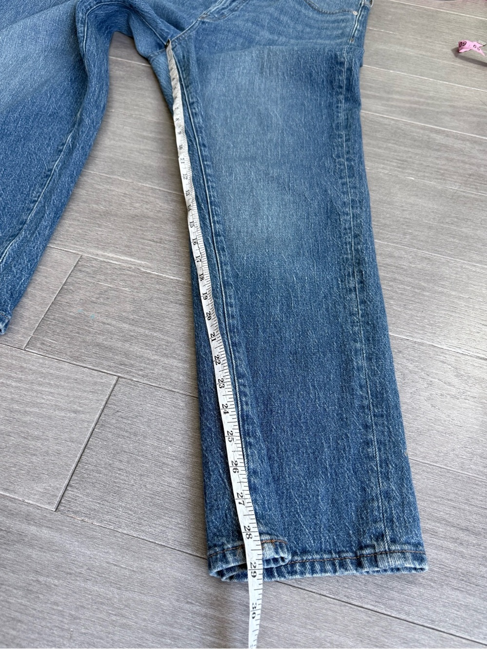 Madewell The Perfect Vintage Wide-Leg Jean Leifland Wash 32 Stretch NH653 - Picture 16 of 16